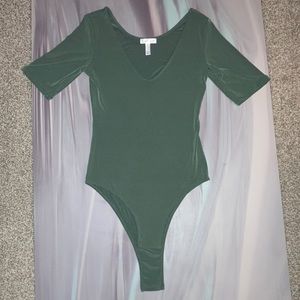 Green bodysuit